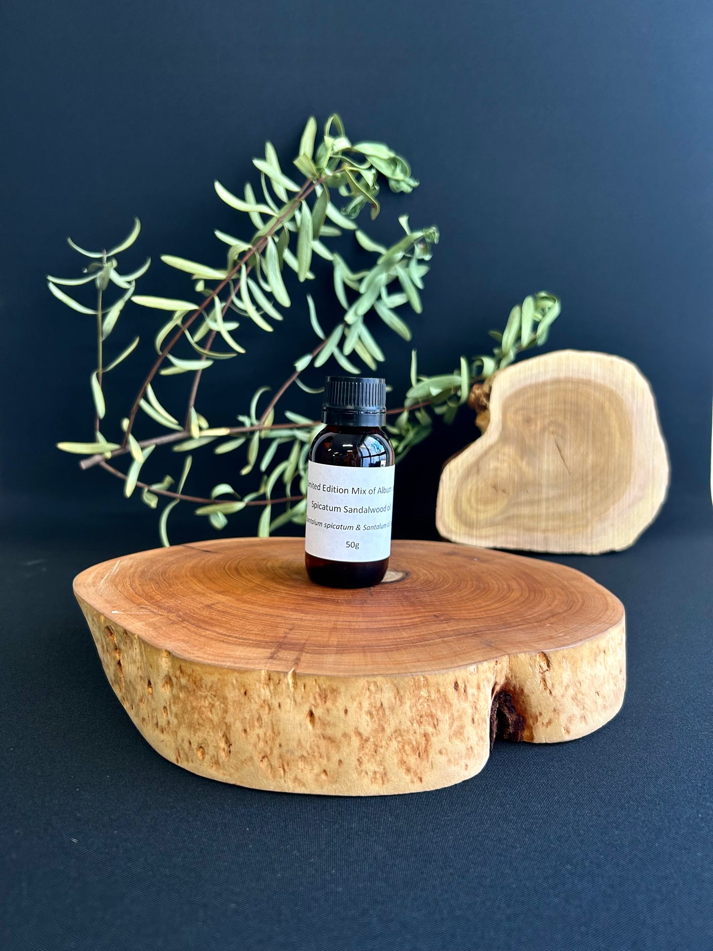 Limited Edition Album and Spicatum Sandalwood oil mix